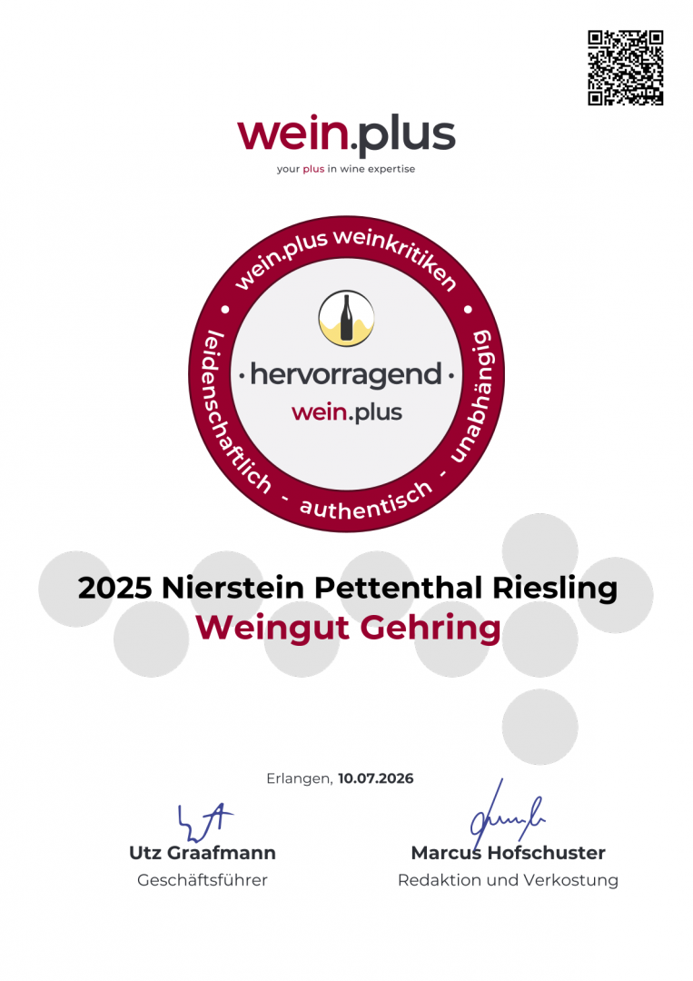 2025er Niersteiner Pettenthal